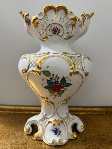 Herend porcelain vase - vase, tray