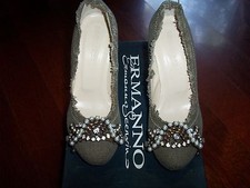 Scarpe Ermanno Scervino decoltè colore verde,numero 36 Scervino women shoes