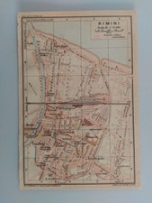 RIMINI  vecchia carta della