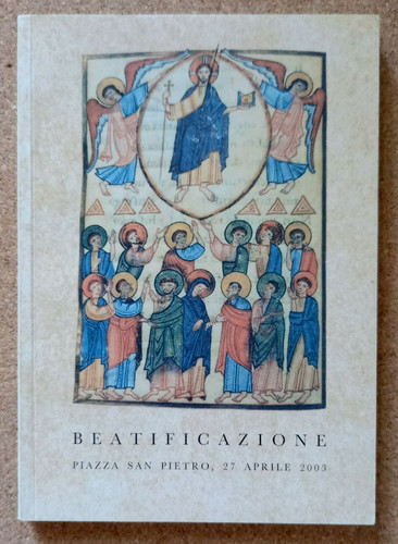 Libro beatificazione piazza - libro,