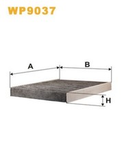 WP9037 FILTRO ABITACOLO PER