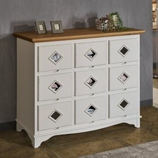 CASSETTIERA PROVENZALE  LACCATO  BIANCO CAMERA DA LETTO CAMERETTA VARI COLORI