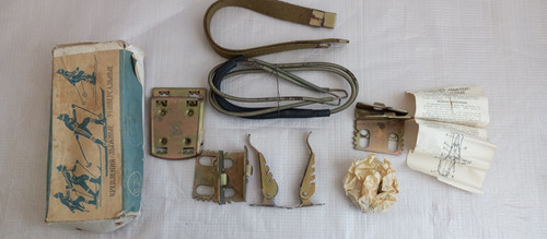 Set attacchi sci vintage - attacchi,