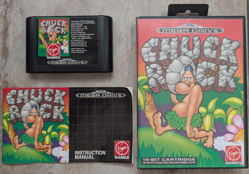 Chuck rock gioco mega drive - rock,