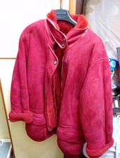 Cappotto Rosso Camoscio