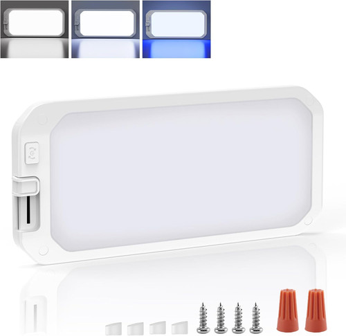 Plafoniera led 12v camper con - led,