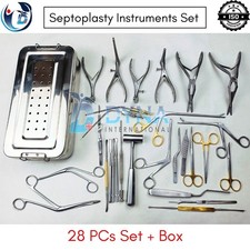 Set di 28 Strumenti per Settoplastica - Set di Strumenti per Chirurgia Nasale A+ Qualità Tedesca