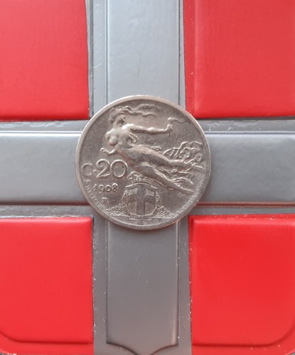 20 centesimi 1908 - (£),