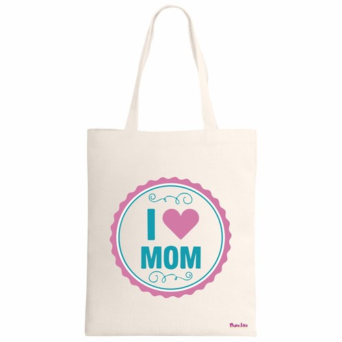 Borsa ecru scritta - scritta, love