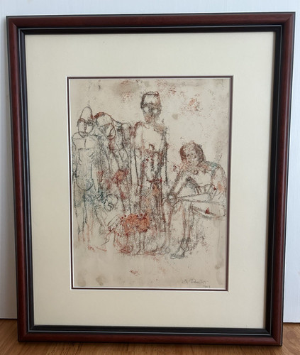 Arte figura astratta epoca - astratta, d'epoca