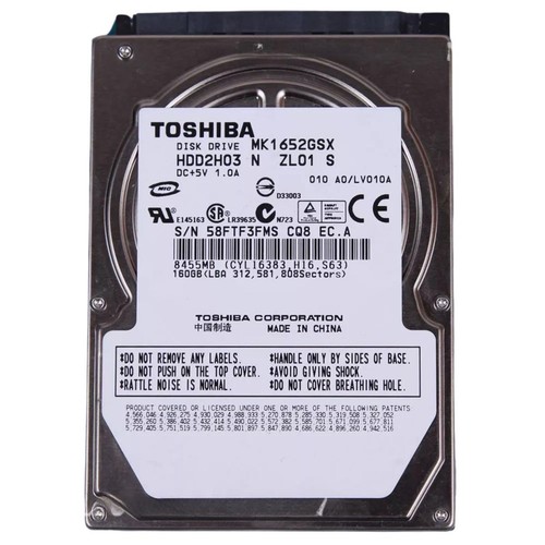 Toshiba mk1652gsx hard disk - hard,