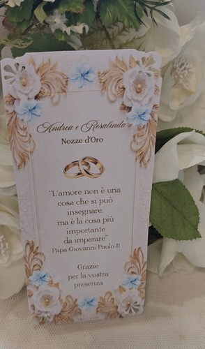 Segnaposto nozze oro - segnaposto,