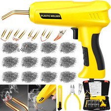 200W Saldatrice per Plastica, Kit Di Riparazione Paraurti Auto Con 1000Pcs 6 Tip