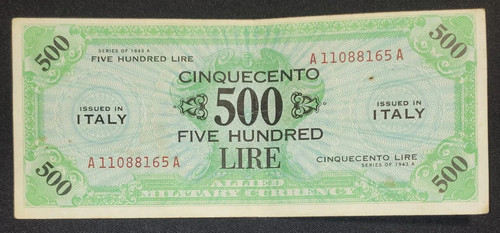 500 lire bilingue - am,