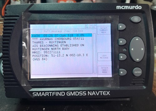 Mcmurdo gmdss navtex receiver - gmdss,