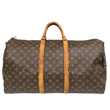 Borsa Louis Vuitton Keepall Bandouliere 55 Boston originale monogramma viaggio M41414