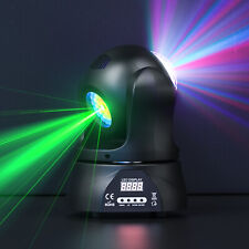 Luce discoteca doppio lato LED 100W + luce laser palco DMX DJ Moving Head Club Show