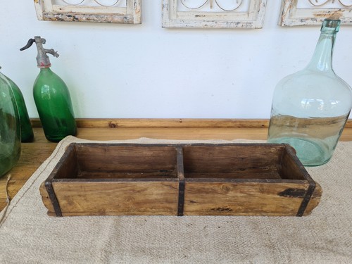 Y4088 antica scatola legno - antica,