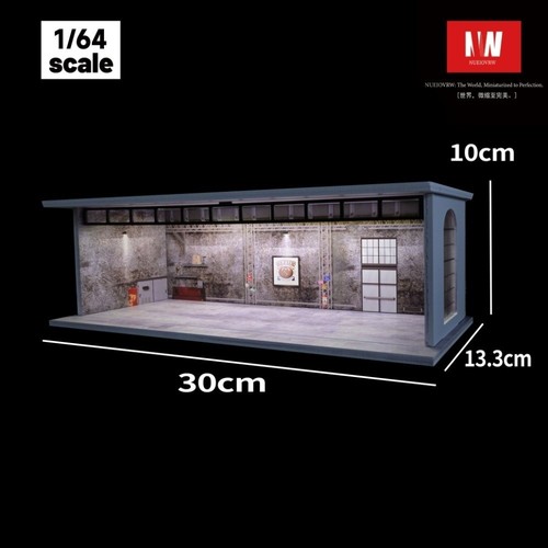 Diorama modellino garage - 1/64,
