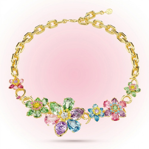 Collana cristallo multicolore - cristallo,