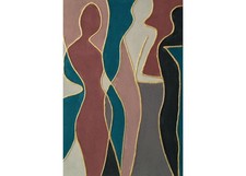 Quadro Astratto Moderno Figure Femminili Stilizzate - Eleganza e Modernità | col