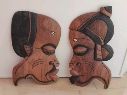 Coppia maschere africa - coppia,
