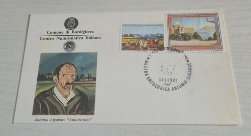 Cartolina antonio ligabue - cartolina,