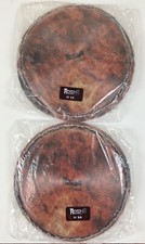 Conga Drumheads, Tucked, Reyes 11-3/4” & 12,50” Set di 2 Testine Sintetiche Búfalo