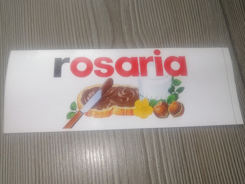 Adesivo nutella originale nome - adesivo,