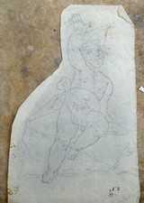 ANTICO DISEGNO CHINA  PUTTO