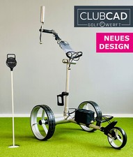 ClubCad Carrello da Golf Elettrico in Alluminio, Batteria al Litio 24V con Telecomando