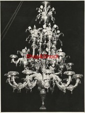 1942 LAMPADARIO VETRO MURANO