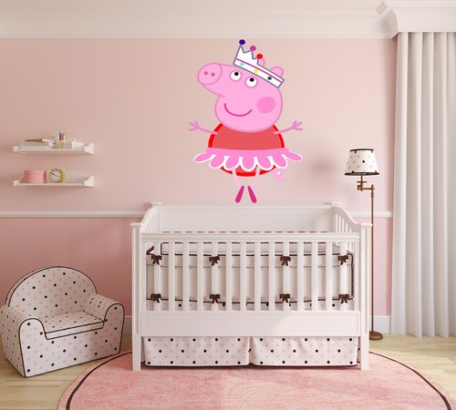 Adesivo murale peppa pig - murale,