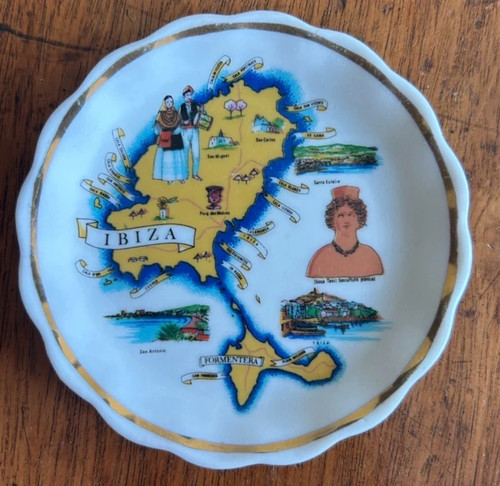 Ibiza map small souvenir - ibiza,