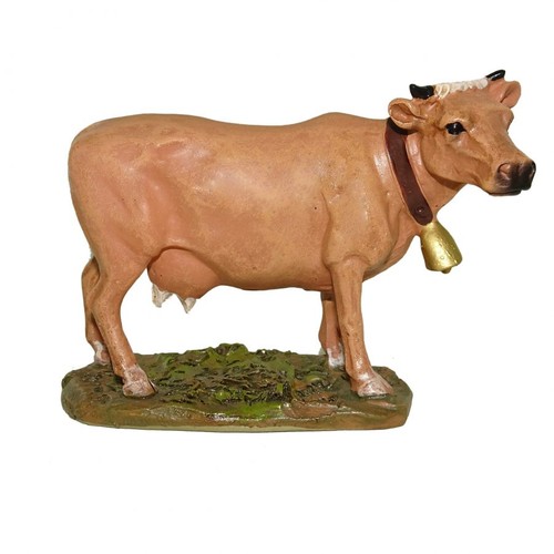 Mucca resina per presepe da - in,