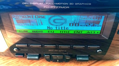 Pioneer carrozzeria p777mdr - pioneer, fh-p777mdr