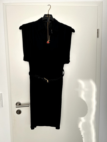 Abito nero versace ital - abito, nero,