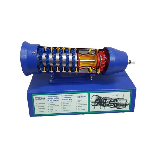 Modello motore turbo jet - motore,