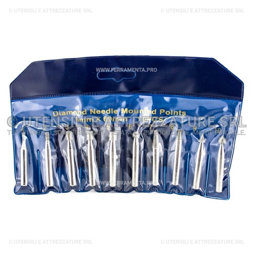 Kit frese diamantate gambo - kit,