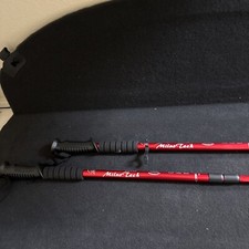 Coppia 2 Bastoncini Trekking Passeggio Escursionismo Bastoncini Antiurto Regolabili Milno Tech