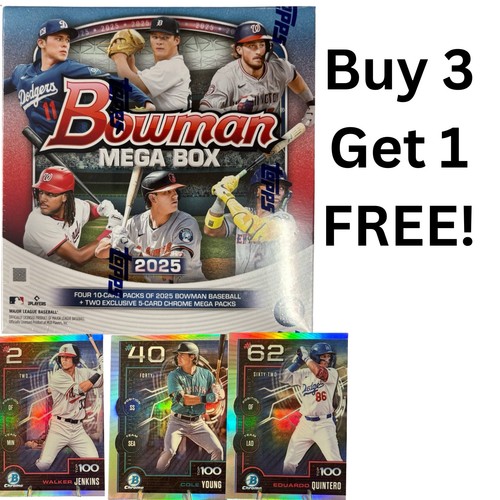 2025 bowman baseball - bowman, 100