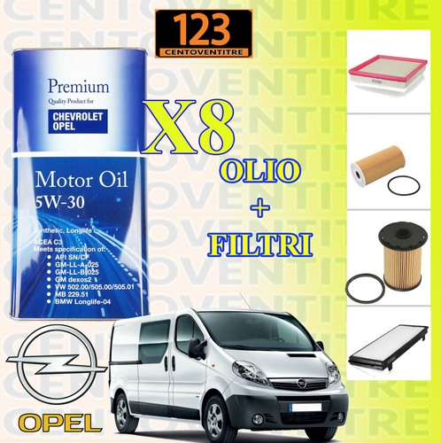Kit tagliando opel vivaro - tagliando, a