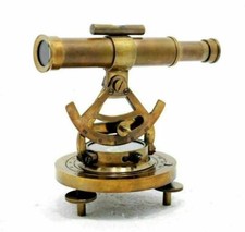 Strumento per rilevamento bussola finitura antica in ottone Theodolite...