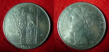 ITALIA 100 LIRE MINERVA 1959