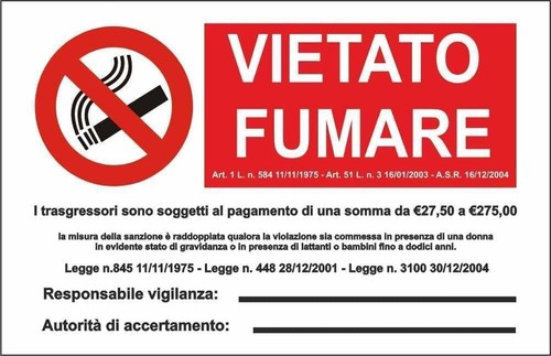 Cartello segnaletico vietato - cartello,