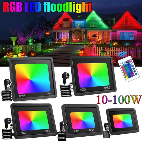 Proiettore led rgb 100w - rgb, 10-100w