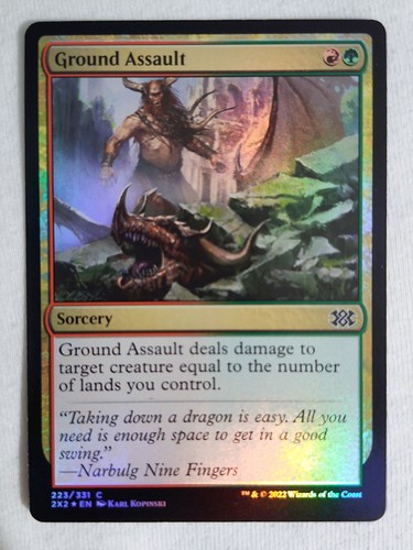 Ground assault 223 double - assault,