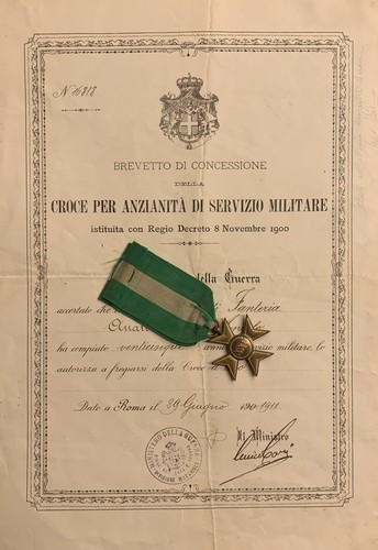 D061 diploma croce per - e,