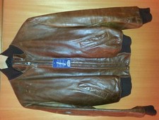 giubbotto in pelle jeckerson originale taglia xl