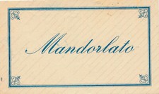 Vino Mandorlato liquore enologia distilleria etichetta pubblicitaria